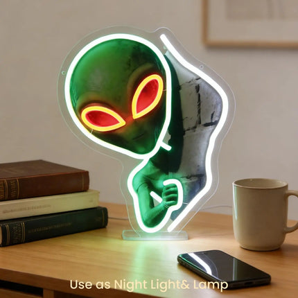 LED Party Light Alien Neon Gaming Room Tiki Bar Bedroom Wall Light - LED Party Light - Heruled - Mad Fly Essentials