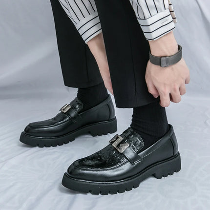 Loafers Men Coiffeur Slip Business Wedding Loafers - Loafers - Buvazik - Mad Fly Essentials