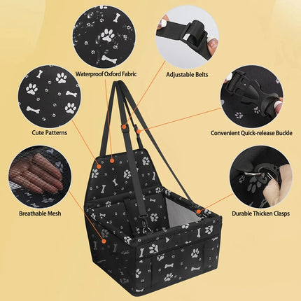 Pet Booster Seat Breathable Travel Dog Cat Carrier - Pet Booster Seat - VKTech - Mad Fly Essentials