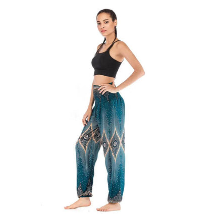 Women Boho Casual Fitness Yoga Harem Pants - Mad Fly Essentials