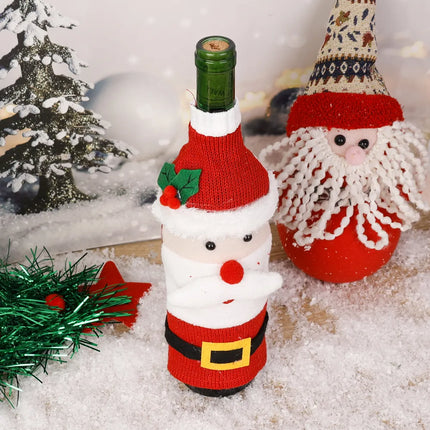 Christmas Party Wine Bottle Covers - Seasonal Decor Mad Fly Essentials