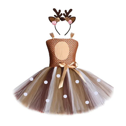 Costume Set Baby Deer Animal Reindeer Girls Costume - Costume Set - HJTT - Mad Fly Essentials
