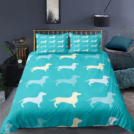 Home Dachshund Dog Animal Duvet Bedding Sets