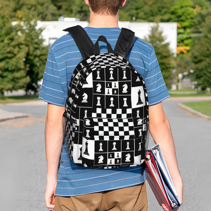 Backpack Men Chess Pieces Large Capacity Daypack - Backpack - Miyin - Mad Fly Essentials