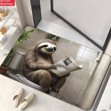 Doormat Sloth Animal Rectangular Floor Mats - Doormat - Design Shop - Mad Fly Essentials