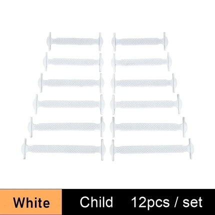 Boys Footwear Silicone Elastic No Tie Shoelaces - Boys Footwear - Basic Gold Yao - Mad Fly Essentials