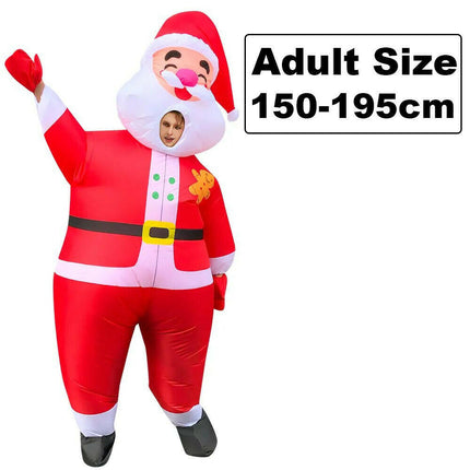 Women Funny Christmas Santa Claus-Inflatable Party Costume