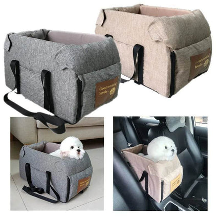 Khaki Dog Auto Pet Booster Seat - Mad Fly Essentials