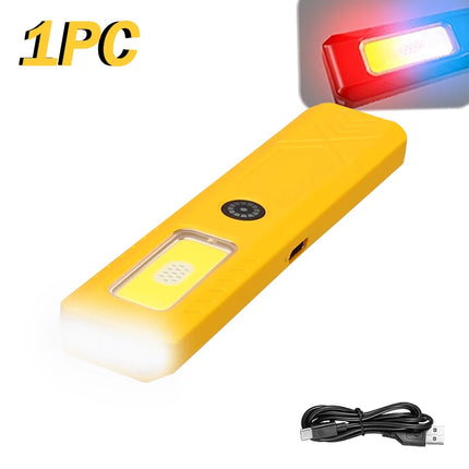 Keychain LED USB Rechargeable Mini Flashlight with magnet - Keychain - Peiqi - Mad Fly Essentials