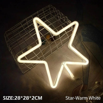 Pink LED Neon Butterfly Night Light - Mad Fly Essentials