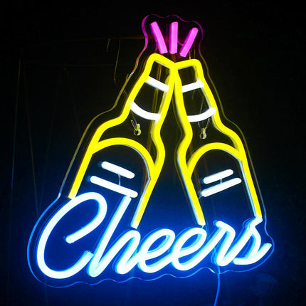 Bar Cheers LED Neon Bar Sign - Mad Fly Essentials