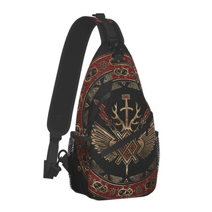 Norse Mythology Viking Crossbody Travel Bag