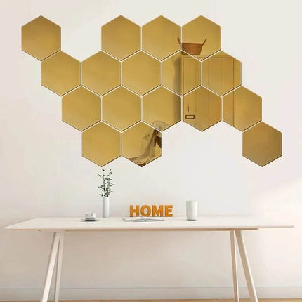 12pcs Mirror Wall Stickers - Mad Fly Essentials