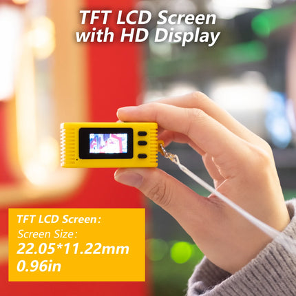 Keychain Digital LED Screen DC-01 Retro Camera - Keychain - Thebse - Mad Fly Essentials