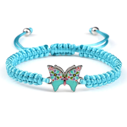 Bracelet Butterfly Girl Chain Link Braided Wearables - Bracelet - Losstower - Mad Fly Essentials
