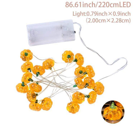 Halloween Pumpkin LED String Lights - Mad Fly Essentials