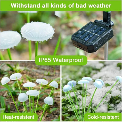 LED Landscape Light Solar Jellyfish Mushroom Outdoor Floral Lawn Lamp - Vecli - LED Landscape Light - Mad Fly Essentials