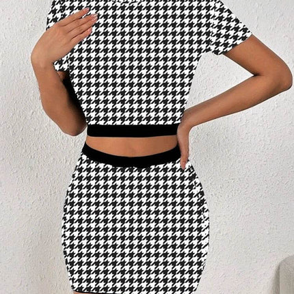 Women 3D Love Elastic 2pc Skirt Set - Mad Fly Essentials