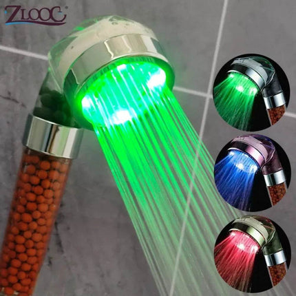 LED Color Changing Shower Head Bathroom Decor Home Decor - Mad Fly Essentials