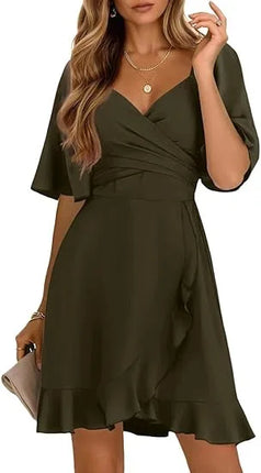 A-Line Dress Women Summer Thin Casual Midi Vacation Dress - Allneon - A-Line Dress - Mad Fly Essentials