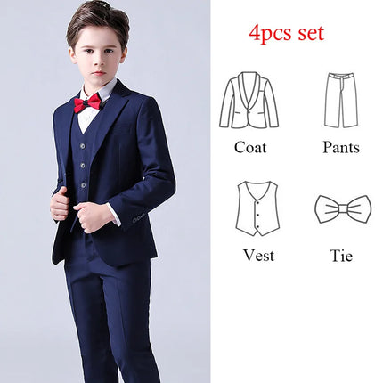 Gentleman Outfit 1-14y Boy Black Wedding Suit - Gentleman Outfit - Nimble - Mad Fly Essentials