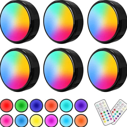 RGBW Dimmable Puck LED Night Light - Mad Fly Essentials