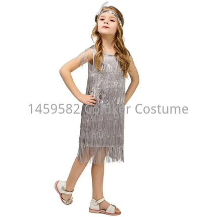 Costume Dress Baby Girl 1920s Latin Flapper Dress - Costume Dress - Prowow - Mad Fly Essentials