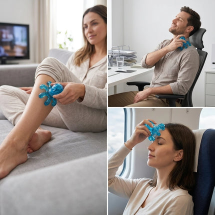 Massager Octopus Shaped Manual Mini Body Massager - Massager - LEIFU - Mad Fly Essentials