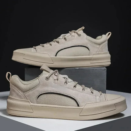 Men Footwear Vintage Leather High Casual Sneakers - Men Footwear - Picksummer - Mad Fly Essentials