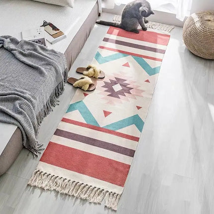 Area Rug Plaid Bedroom Living Bohemian Rug - Area Rug - Miracle Sweet - Mad Fly Essentials