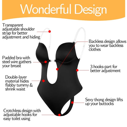 Bra Women V Backless Shapewear Bra - Bra - Vaslanda - Mad Fly Essentials