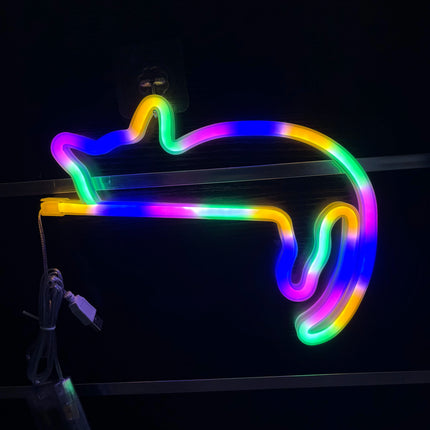 LED Night Light Follow Me Dimmable Neon Sign Decor - LED Night Light - Rayh - Mad Fly Essentials