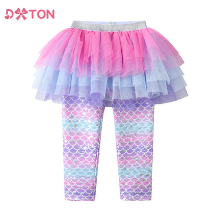 Leggings Baby Girl 3D Rainbow Layered Skirt - Leggings - Vikita - Mad Fly Essentials