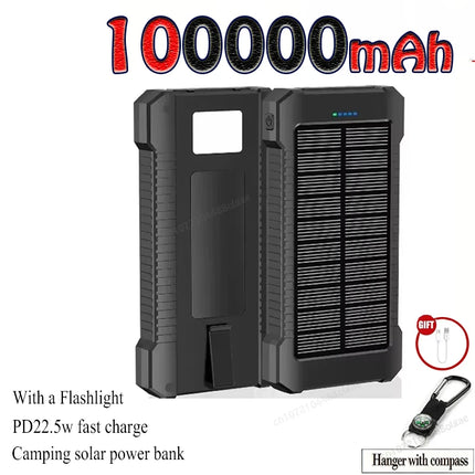 Home Essentials Portable Solar 20k mah Powerbank - Home Essentials - Tollcuudda - Mad Fly Essentials