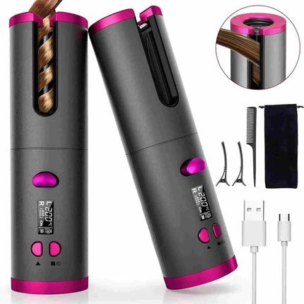 Hair Accessories Cordless USB Rechargeable Curling Iron - Hair Accessories - Chainer - Mad Fly Essentials
