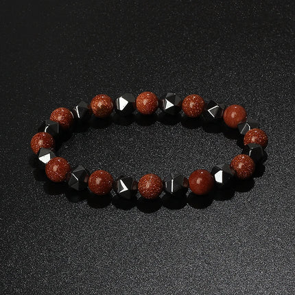 Bracelet Natural Tiger Eye Hematite Bracelets - Bracelet - Hobborn - Mad Fly Essentials