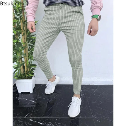 Pants Business Casual Men Checkered Fashion British Pants - Pants - Toplimit - Mad Fly Essentials