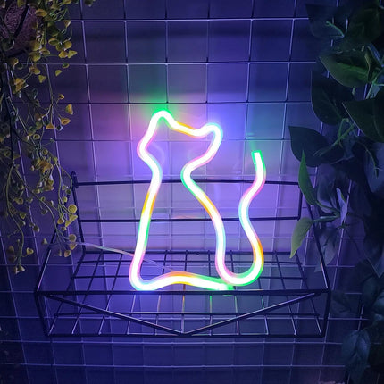 LED Night Light Follow Me Dimmable Neon Sign Decor - LED Night Light - Rayh - Mad Fly Essentials