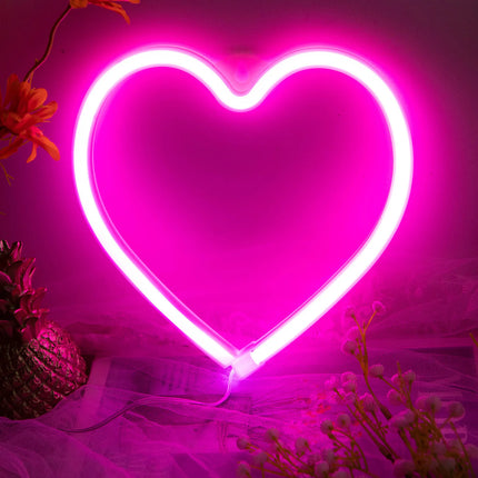 Party Decor Home Heart LED Neon Sign Decor - Party Decor - Acosh Neon - Mad Fly Essentials