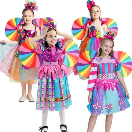 Girl Lollipop Party Dress Costume Set – Mad Fly Essentials