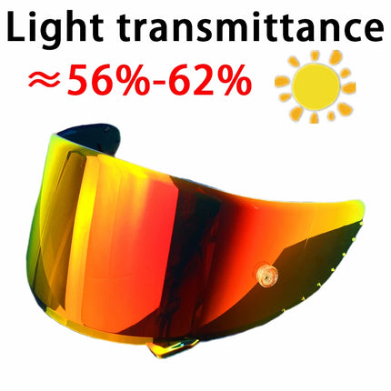 Motorcycle Helmet Visor SHOEI X-14 Z-7 Z7 XSpirit Rainbow Black Lens - Motorcycle Helmet - LVS - Mad Fly Essentials
