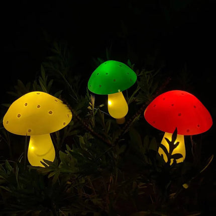 Solar 8 Mode Mushroom Garden Lamp
