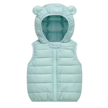 Jacket Baby Boy Warm Down Vest Toddler Kids Hoodies Outerwear - Jacket - M2C - Mad Fly Essentials