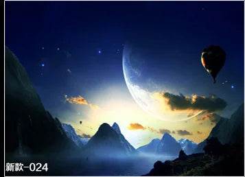 Custom 3D Starry Night Mural Wallpaper - Mad Fly Essentials