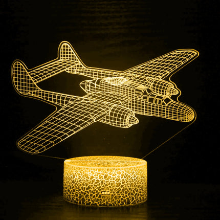 LED Night Light Airplane 3D USB Lamp - LED Night Light - Airinou - Mad Fly Essentials