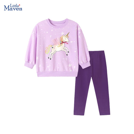 Pajama Set Baby Girl 3D Unicorn 3-12Y Sleepwear - Pajama Set - DXTON - Mad Fly Essentials