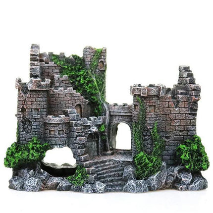 Fish Tank Decor Ancient City Ruins Landscape - Fish Tank Decor - Aquarius - Mad Fly Essentials