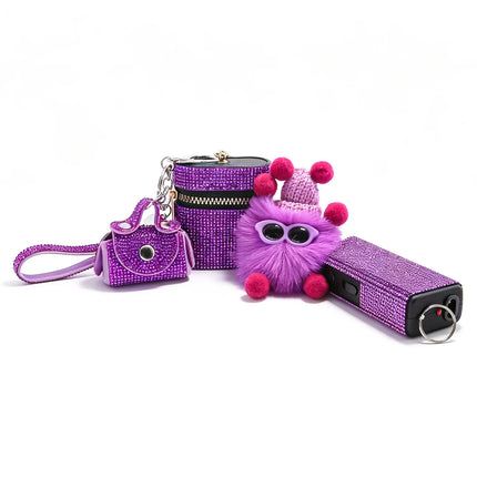 Keychain Self-Defense Sequin Women 4pc set Women Accessories - Keychain - Reave Cat - Mad Fly Essentials