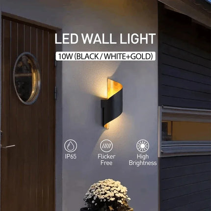 LED Wall sconce Modern Nordic Spiral Indoor Outdoor Lamp - LED Wall Sconce - Sternlicht - Mad Fly Essentials