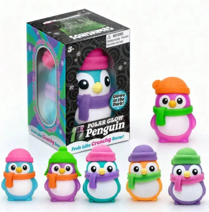 Activity Toys Glow Dark Arctic Penguin Fidget Toy - Activity Toys - Animalie - Mad Fly Essentials